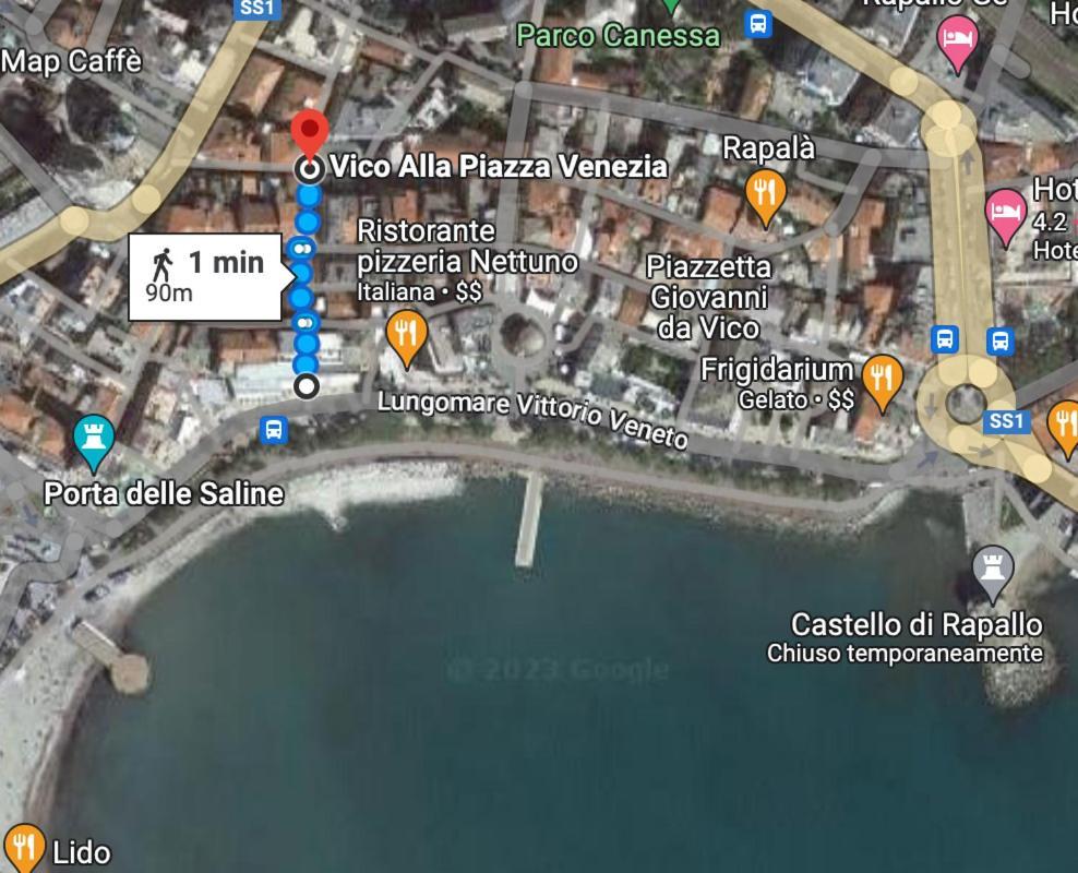 Casa Nandina In Centro Apartment Rapallo Luaran gambar